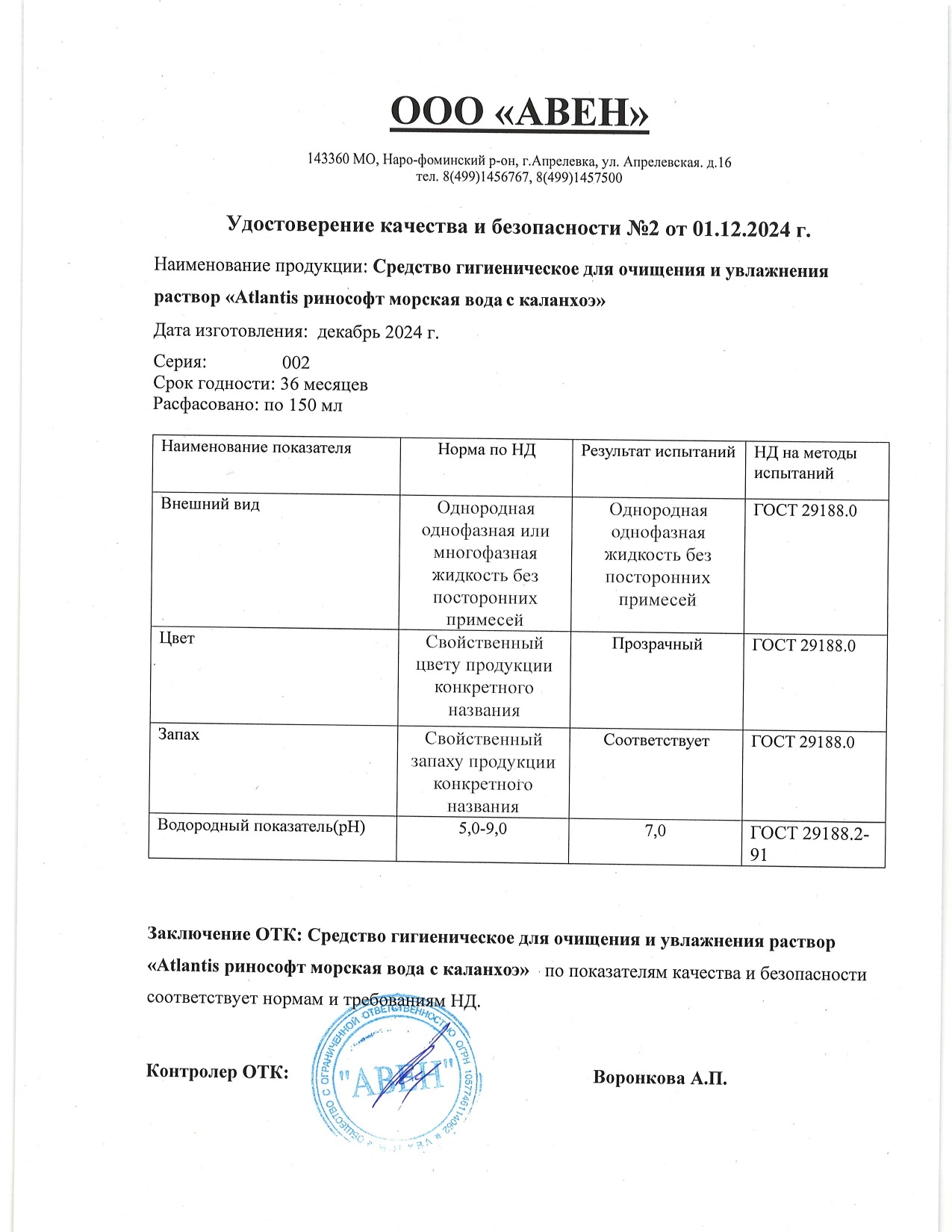 Паспорт №122024